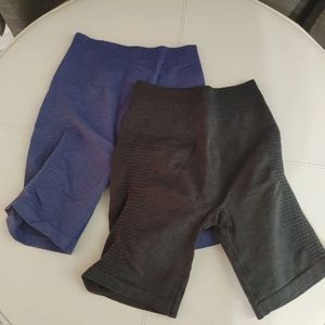 Alphalete biker shorts bundle S